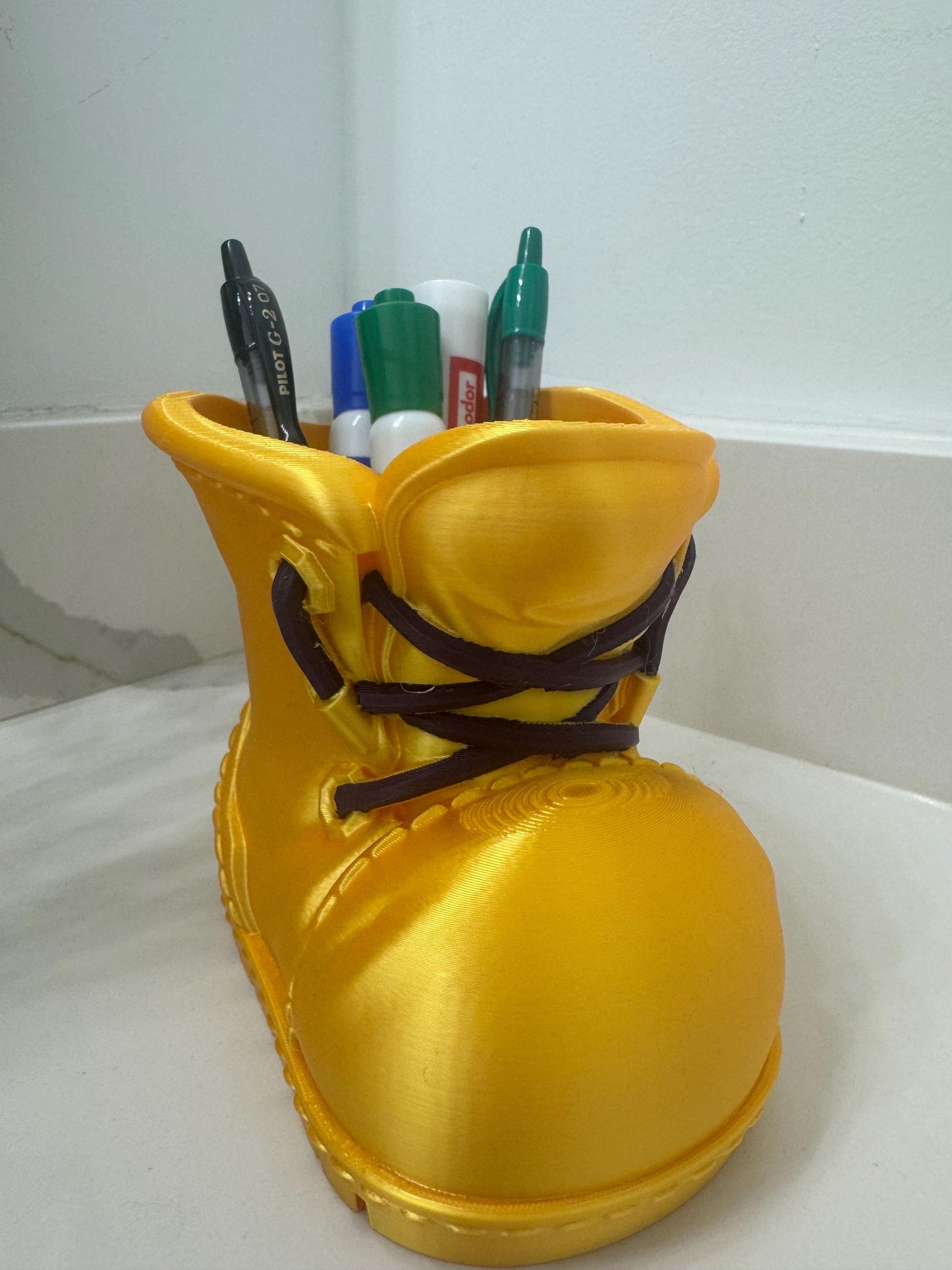 Omega Psi Phi Boot Planter | 3D Printed Multi Use Holder