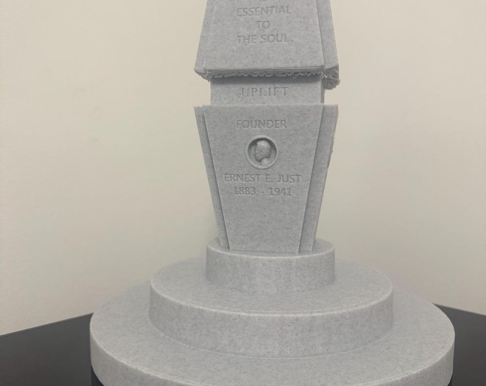 Omega Psi Phi Howard University Monument: 3D Printed Replica