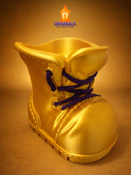 Omega Psi Phi Boot Planter | 3D Printed Multi Use Holder