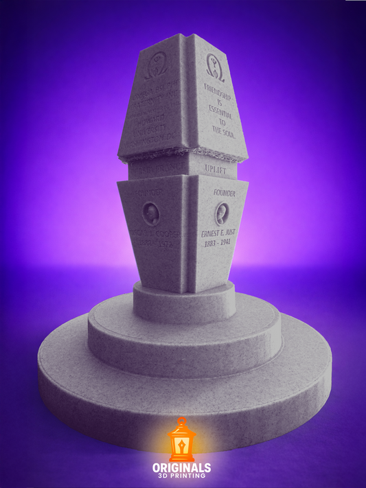 Omega Psi Phi Howard University Monument | 3D Printed Replica