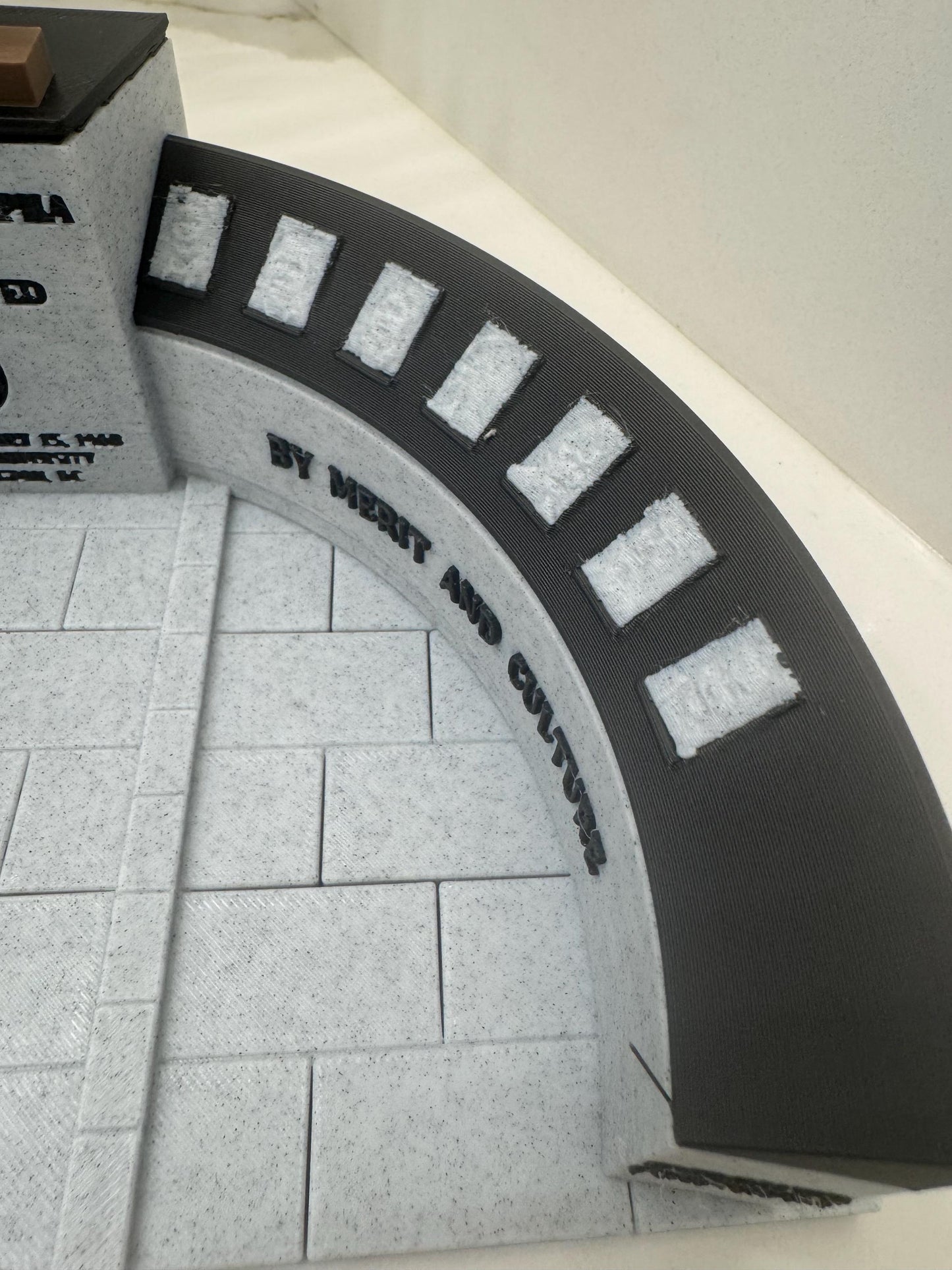 Alpha Kappa Alpha, 3D Printed Monument Replica at Howard University __etsy:7518628702