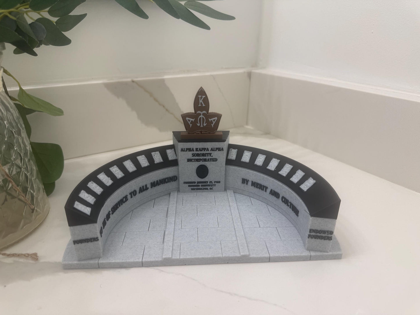 Alpha Kappa Alpha, 3D Printed Monument Replica at Howard University __etsy:7566561587