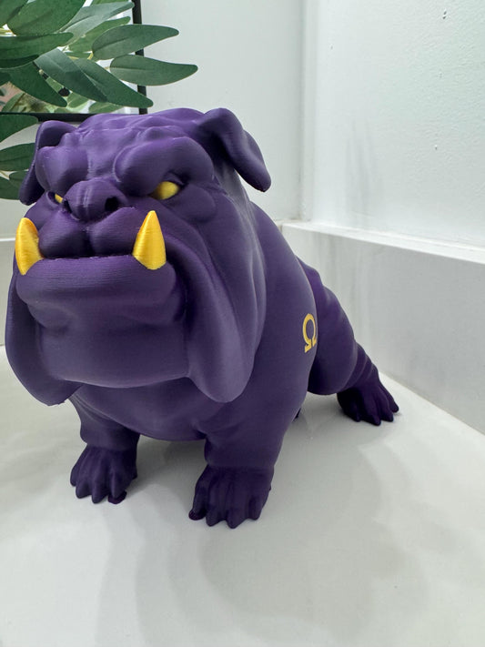 Omega Psi Phi Bulldog 3D Print __etsy:7570208395