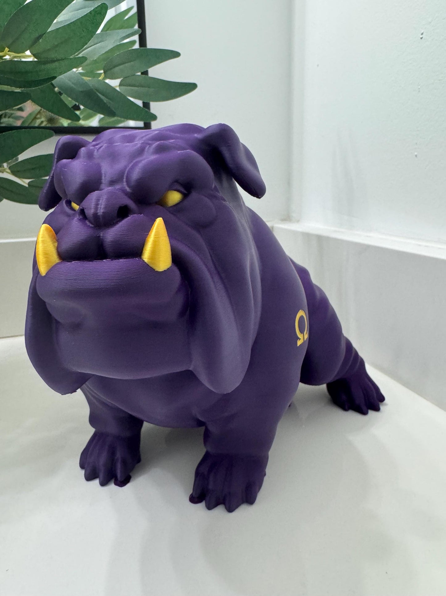 Omega Psi Phi Bulldog 3D Print __etsy:7570208397