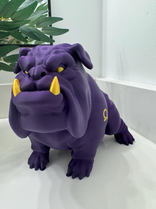 Omega Psi Phi Bulldog 3D Print __etsy:7570208397