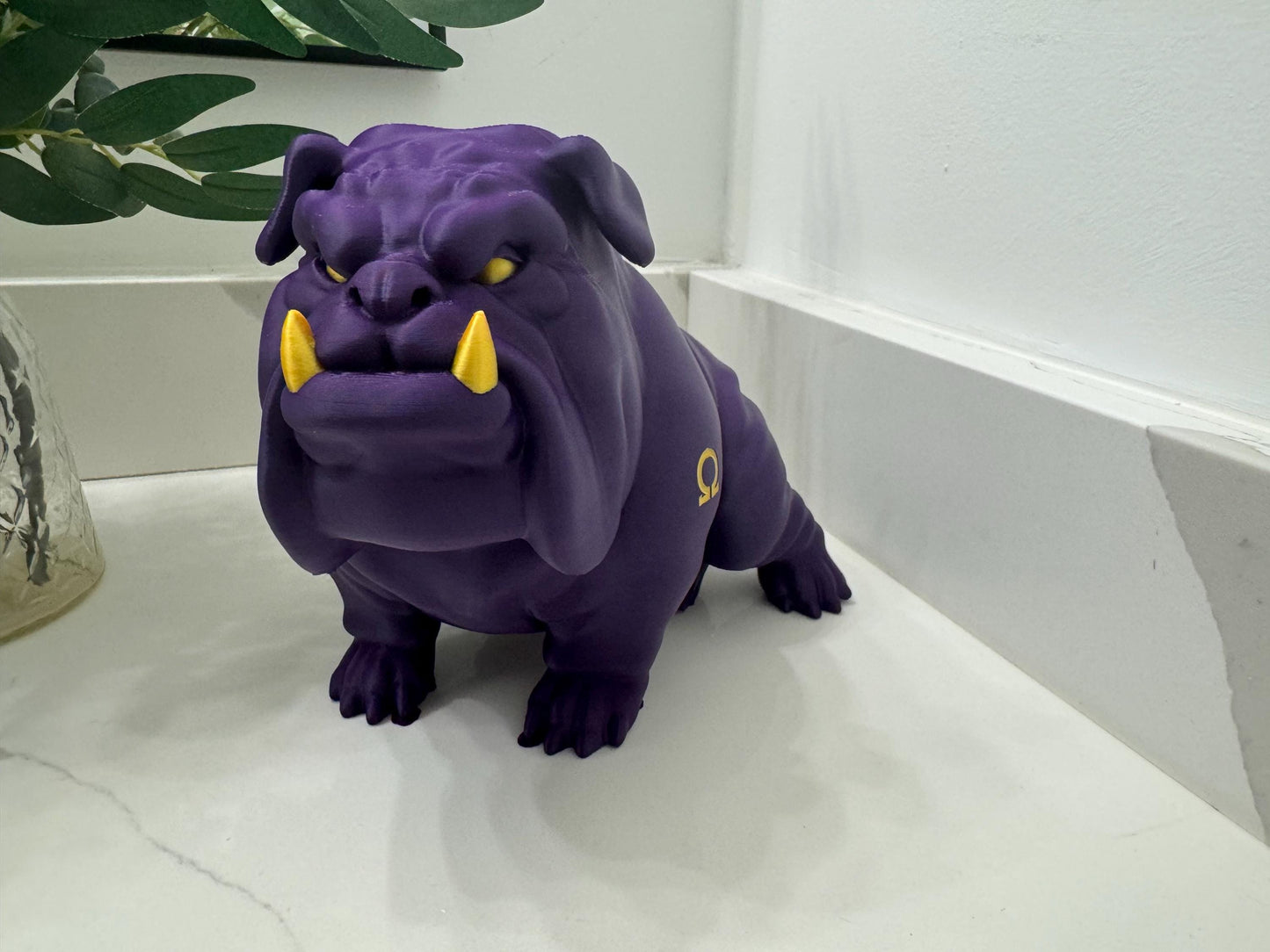 Omega Psi Phi Bulldog 3D Print __etsy:7570208399