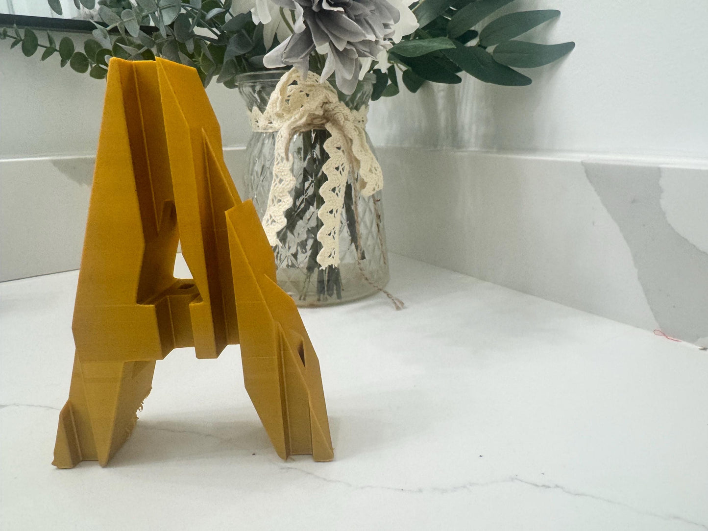FLIPTEXT Greek Letter Sculpture (Alpha, Delta, Omega, Sigma) - Divine Nine Inspired __etsy:7601194338