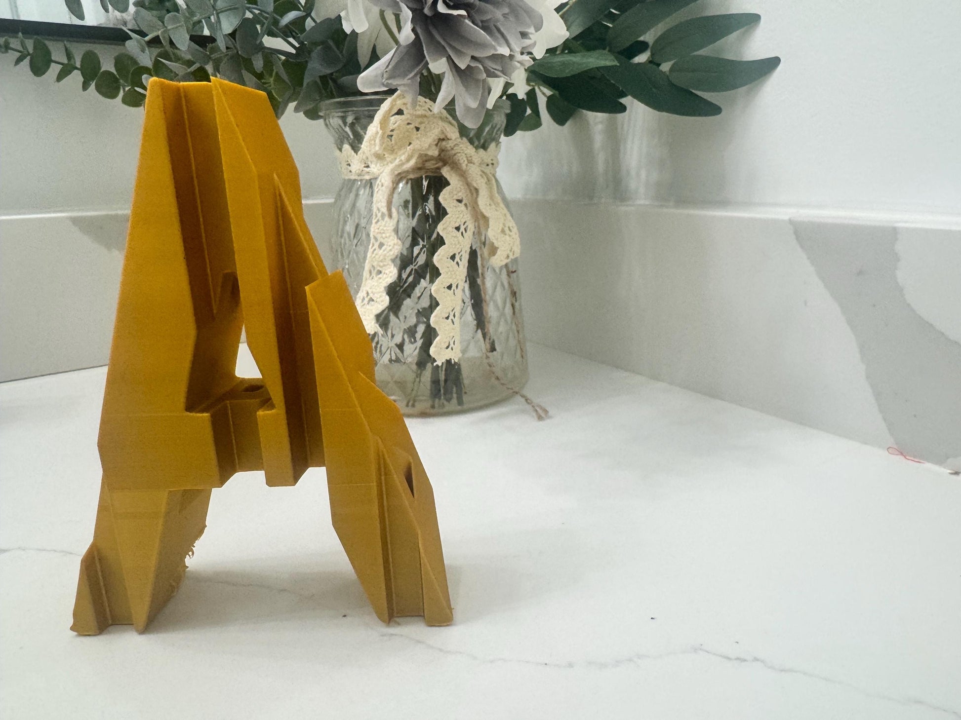 FLIPTEXT Greek Letter Sculpture (Alpha, Delta, Omega, Sigma) - Divine Nine Inspired __etsy:7601194338