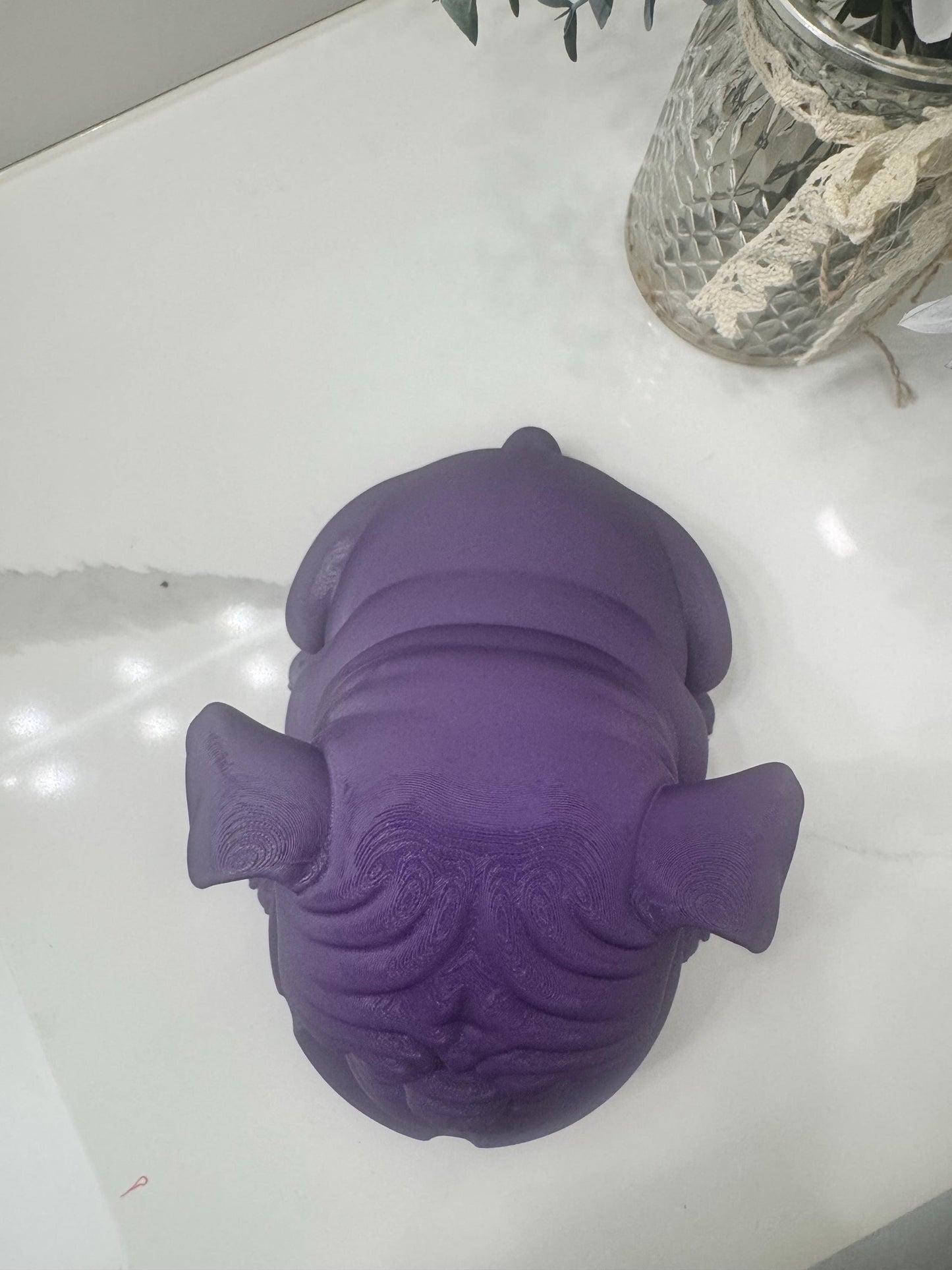 Omega Psi Phi Bulldog Catchall / Tray Sculpture __etsy:7601236720